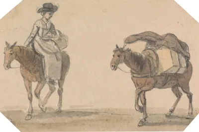 Girl With Packhorse