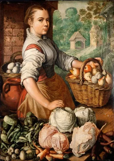 Girl With Vegetables