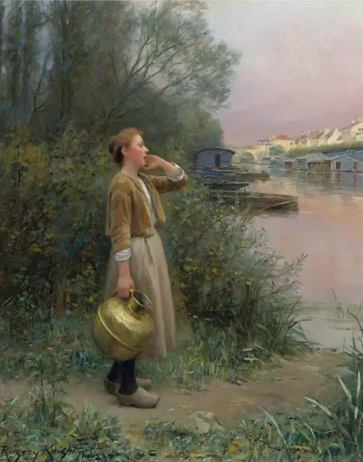 Girl With Water Jug