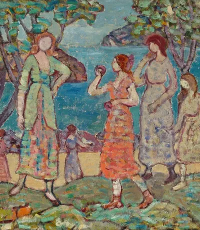 Girls At The Inlet