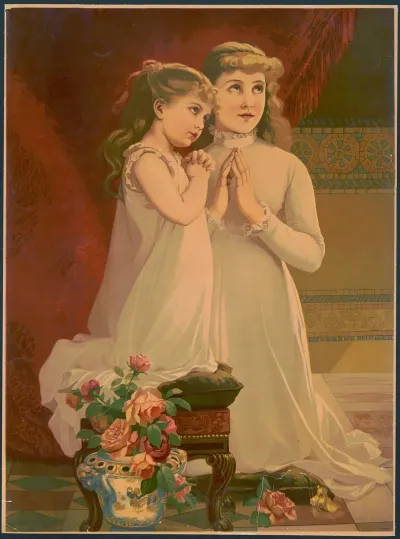 Girls Praying 2