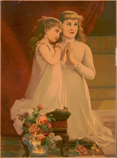 Girls Praying