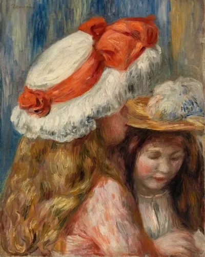 Girls With Hats Jeunes Filles Aux Chapeaux
