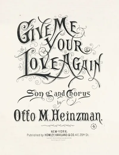 Give Me Your Love Again
