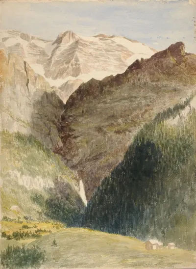 Glacier And Falls