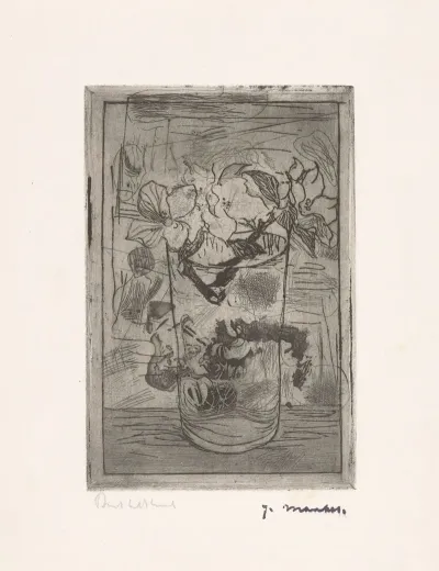 Glas Met Bloesemtakken 2