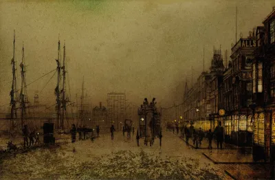 Glasgow Docks At Twilight 2