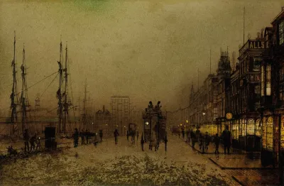 Glasgow Docks At Twilight