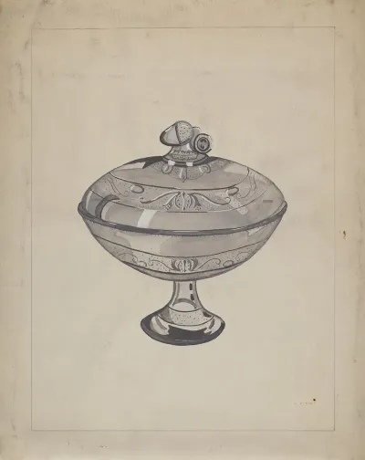 Glass Compote 2