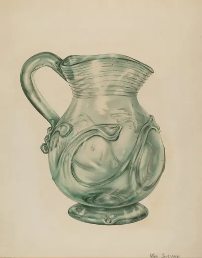 Glass Pitcher 6