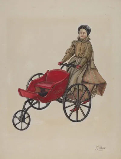 Go Cart And Doll