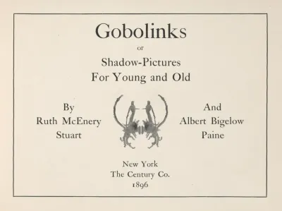 Gobolinks Or Shadow Pictures For Young And Old Pl 01