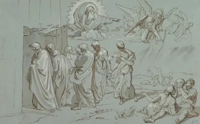God Summons Noah And His Family Into The Ark