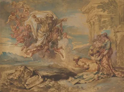 God The Father Appearing To Jacob