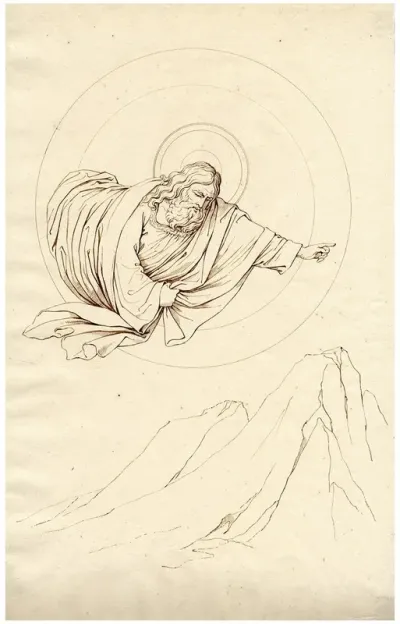 God The Father From A Fresco In The Camposanto At Pisa