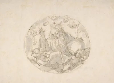 God The Father With The Globe
