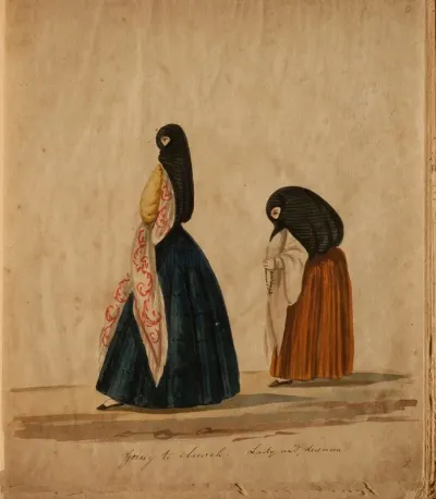 Going To Church Lady And Duenna