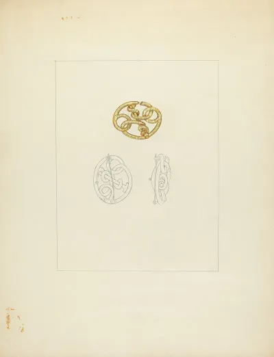 Gold Brooch