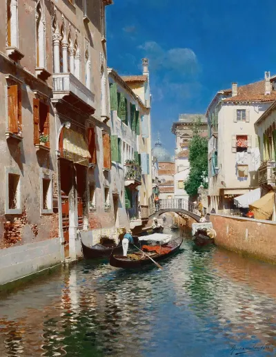 Gondolas In Venice