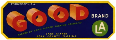Good Brand Produce Label