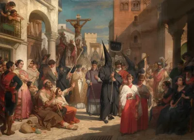 Good Friday Procession In Seville