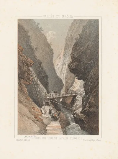 Gorge Du Trient Apres Leglise