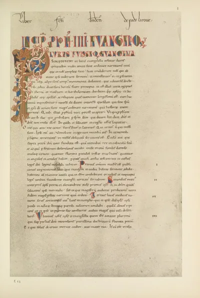 Gospels Of Matilda Countess Of Tuscany 1055 1115 Pl 02