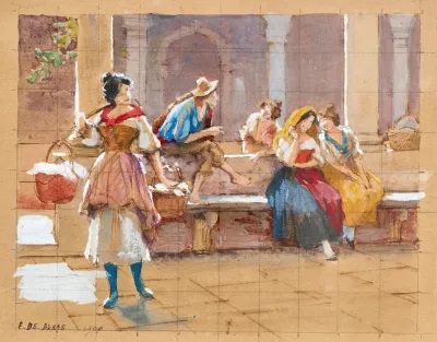 Gossip Study For Il Pettegolezzo