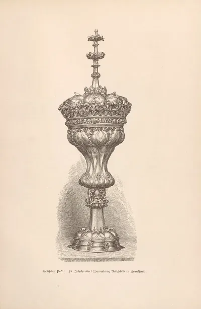 Gotischer Pokal 15 Jahrhundert