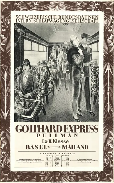 Gotthardexpress Pullman Basel Mailand