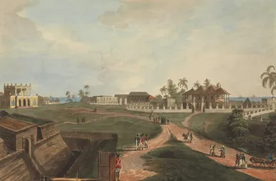 Government House Council House Fort Marlborough Benkulen Sumatra 1799
