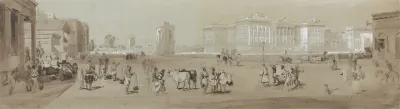 Government House From St Andrews Library Calcutta