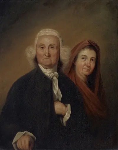 Governor Jonathan Trumbull Sr And Mrs Trumbull Faith Robinson
