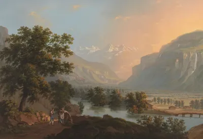 Grafiken Orts Und Landschaftsansichten