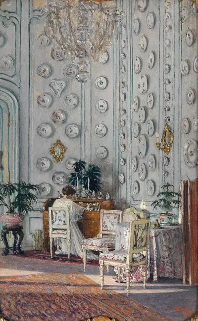 Grafin Gisela Kinsky Im Porzellanzimmer