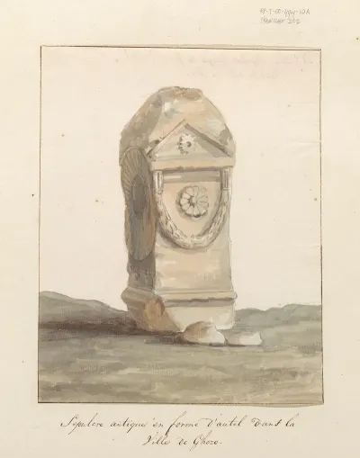Grafmonument In Vorm Van Klassiek Altaar In Stad Gozo