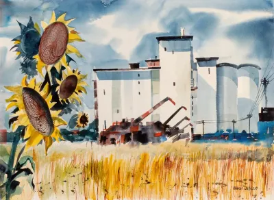 Grain Elevator Kansas