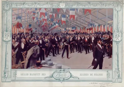 Grand Banquet 1900 Maires De France