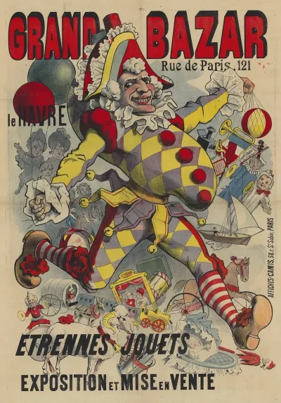 Grand Bazar Le Havre Etrennes Jouets Polichinelle
