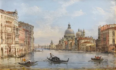 Grand Canal With A View Of Santa Maria Della Salute