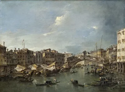Grand Canal With The Rialto Bridgevenice