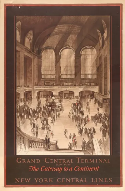 Grand Central Terminal New York The Gateway To A Continent New York Central Lines