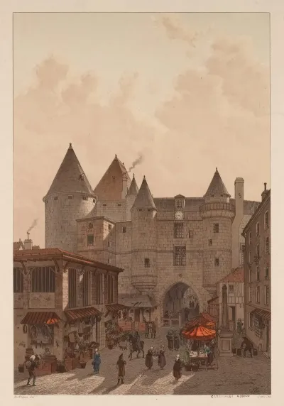 Grand Chatelet Vue Prise De La Rue Saint Denis 2