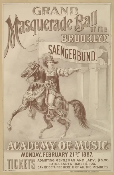 Grand Masquerade Ball Of The Brooklyn Saengerbund