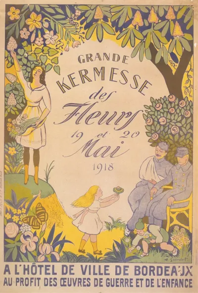 Grande Kermesse Des Fleurs 19 Et 20 Mai 1918