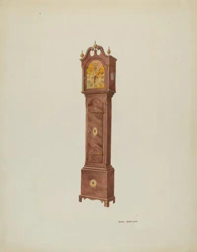 Grandfather Clock Angular View