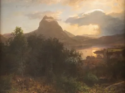 Grape Harvest In The Evening