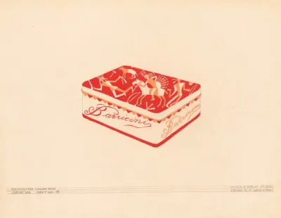 Graphic Design Drawings For Barricini Candy Packages