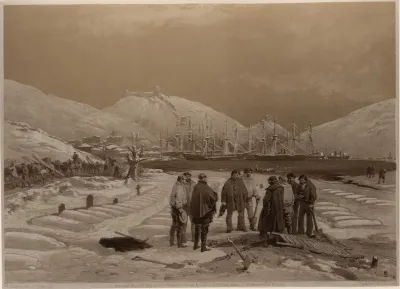 Graves At The Head Of The Harbour Of Balaklava