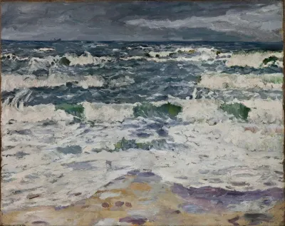 Gray Day At The Sea